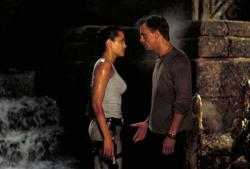 Angelina Jolie and Daniel Craig in Lara Croft: Tomb Raider.