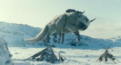 Appa, the giant flying bug - er buffalo in The Last Airbender.