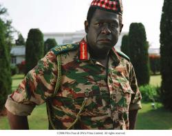Forest Whitaker as Idi Amin in The Last King of Scotland.