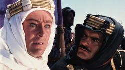 Peter O'Toole and Omar Sharif in Lawrence of Arabia Peter O'Toole and Omar Sharif in Lawrence of Arabia