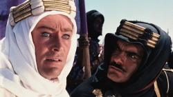 Peter O'Toole and Omar Sharif in Lawrence of Arabia