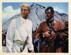 Peter O'Toole and Anthony Quinn in Lawrence of Arabia.
