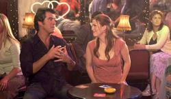Pierce Brosnan and Julianne Moore in Laws of Attraction. Pierce Brosnan and Julianne Moore in Laws of Attraction.