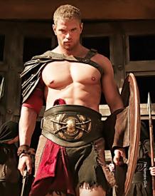 Kellan Lutz playing a character named Hercules.