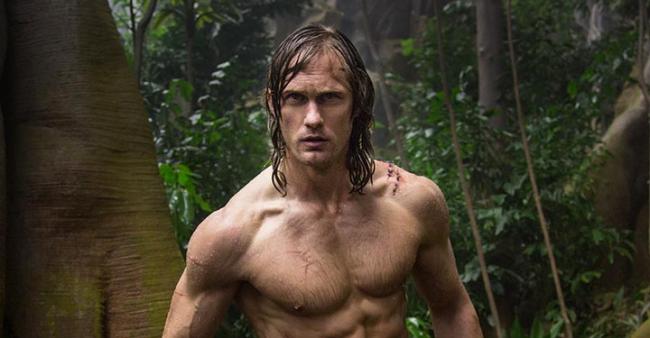 Alexander Skarsgård strikes a pose as Tarzan, in The Legend of Tarzan