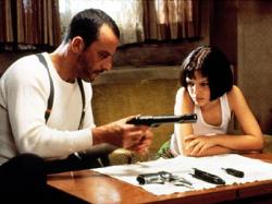 Jean Reno and Natalie Portman in Leon: The Professional.