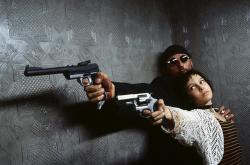 Jean Reno and Natalie Portman in Leon: The Professional.