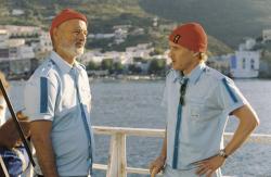 Bill Murray and Owen Wilson in The Life Aquatic with Steve Zissou. Bill Murray and Owen Wilson in The Life Aquatic with Steve Zissou.