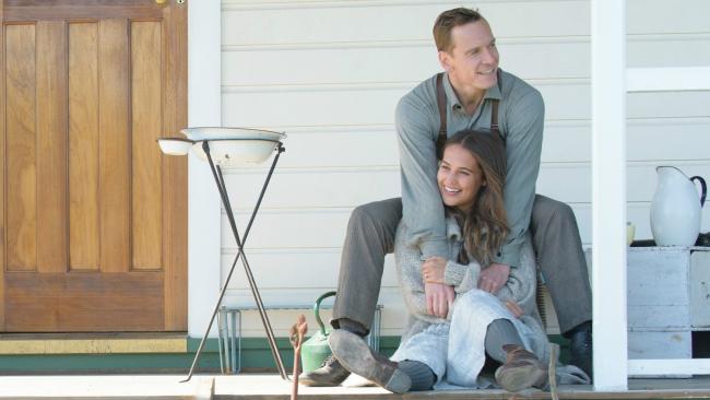 Michael Fassbender and Alicia Vikander in The Light Between Two Oceans.
