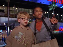 Jonathan Lipnicki and Lil Bow Wow in Like Mike. Jonathan Lipnicki and Lil Bow Wow in Like Mike.