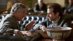 Robert Deniro and Bradley Cooper in Limitless.