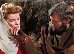 Katharine Hepburn and Peter O'Toole in The Lion in Winter. Katharine Hepburn and Peter O'Toole in The Lion in Winter.