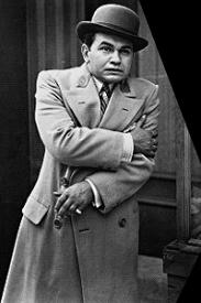 Edward G. Robinson in Little Caesar.