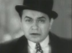 Edward G. Robinson in Little Caesar.