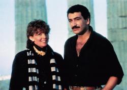Diane Keaton and Yorgo Voyagis in The Little Drummer Girl. Diane Keaton and Yorgo Voyagis in The Little Drummer Girl.