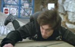 Timothy Dalton in action as 007 in The Living Daylights.