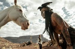 Armie Hammer and Johnny Depp in The Lone Ranger. Armie Hammer and Johnny Depp in The Lone Ranger.