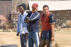 Chris Rock, Burt Reynolds and Adam Sandler in The Longest Yard. Chris Rock, Burt Reynolds and Adam Sandler in The Longest Yard.