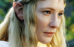 Cate Blanchett in Lord of the Rings: The Fellowship of the Ring.