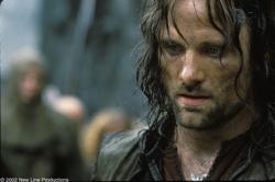 Viggo Mortensen in Lord of the Rings: The Two Towers.