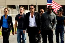 The Losers; Saldana, Evans, Morgan, Pooch, Roque and Cougar. The Losers; Saldana, Evans, Morgan, Pooch, Roque and Cougar.