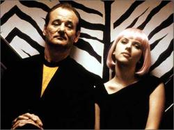 Bill Murray and Scarlett Johansson in Lost in Translation. Bill Murray and Scarlett Johansson in Lost in Translation.