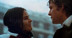 Ali MacGraw and Ryan O'Neal in Love Story.