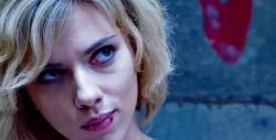 Scarlett Johansson in Lucy.