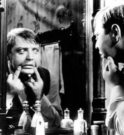 Peter Lorre as psychopath Hans Beckert.