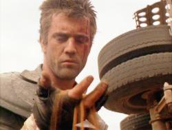 Mel Gibson in Mad Max 2: The Road Warrior.