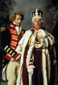 Rupert Everett and Nigel Hawthorne in The Madness of King George