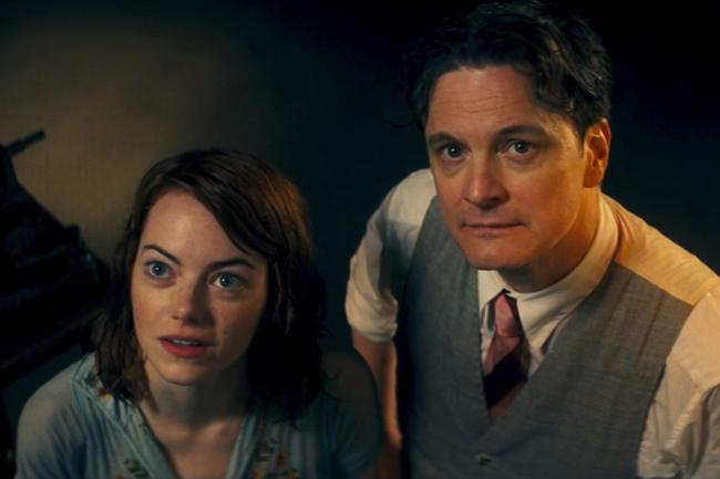 Emma Stone and Colin Firth Emma Stone and Colin Firth
