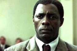 Idris Elba as Nelson Mandela in Mandela: Long Walk to Freedom.