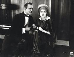 Frank Morgan and Gloria Swanson in Manhandled. Frank Morgan and Gloria Swanson in Manhandled.