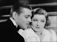 Clark Gable and Myrna Loy.