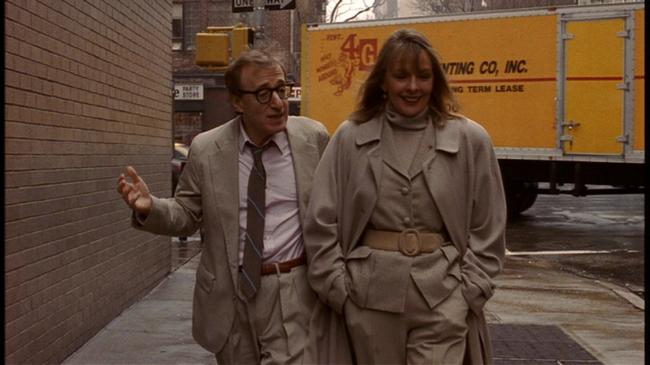 Woody Allen and Diane Keaton in Manhattan Murder Mystery.
