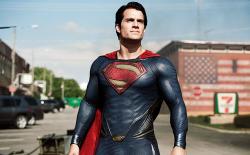 Henry Cavill as Superman in Man of Steel.