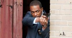 Anthony Mackie as Detective Mike Ackerman in Man on a Ledge.  Did he live or die?