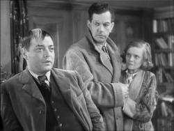 Peter Lorre, Leslie Banks and Edna Best in The Man Who Knew Too Much.