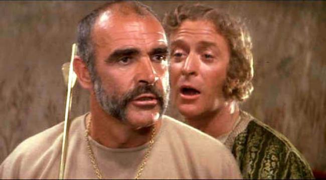 Sean Connery and Michael Caine in The Man Who Would be King Sean Connery and Michael Caine in The Man Who Would be King