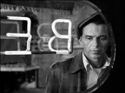 Frank Sinatra in The Man with the Golden Arm. Frank Sinatra in The Man with the Golden Arm.