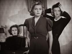 Lola Lane, Mayo Methot, and Bette Davis in Marked Woman.