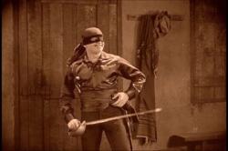 Fairbanks as Zorro.