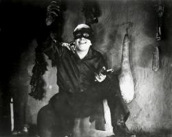 Douglas Fairbanks swashes a buckle as Zorro in The Mark of Zorro.