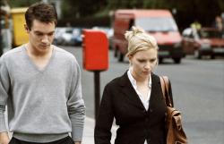 Jonathan Rhys-Meyers and Scarlett Johansson in Match Point. Jonathan Rhys-Meyers and Scarlett Johansson in Match Point.