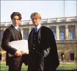 Hugh Grant and James Wilby in Maurice.