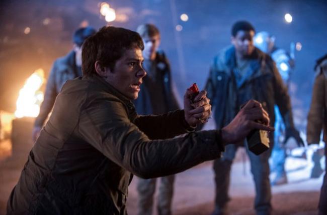 Dylan O'Brien in The Scorch Trials Dylan O'Brien in The Scorch Trials