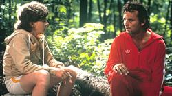Chris Makepeace and Bill Murray in Meatballs. Chris Makepeace and Bill Murray in Meatballs.