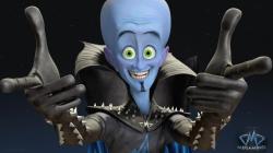 Will Ferrell is Megamind in Dreamworks' Megamind.