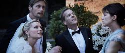Kirsten Dunst, Alexander Skarsgard, Keifer Sutherland and Charlotte Gainsbourg in Melancholia Kirsten Dunst, Alexander Skarsgard, Keifer Sutherland and Charlotte Gainsbourg in Melancholia